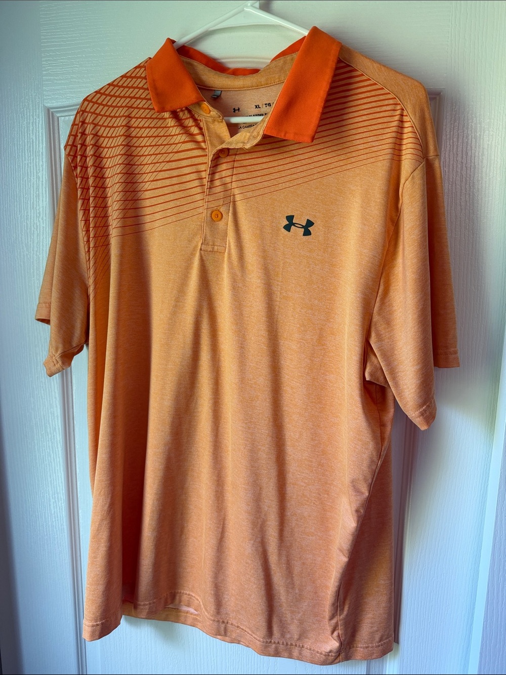 Under Armour Men's Orange Gradient Polo